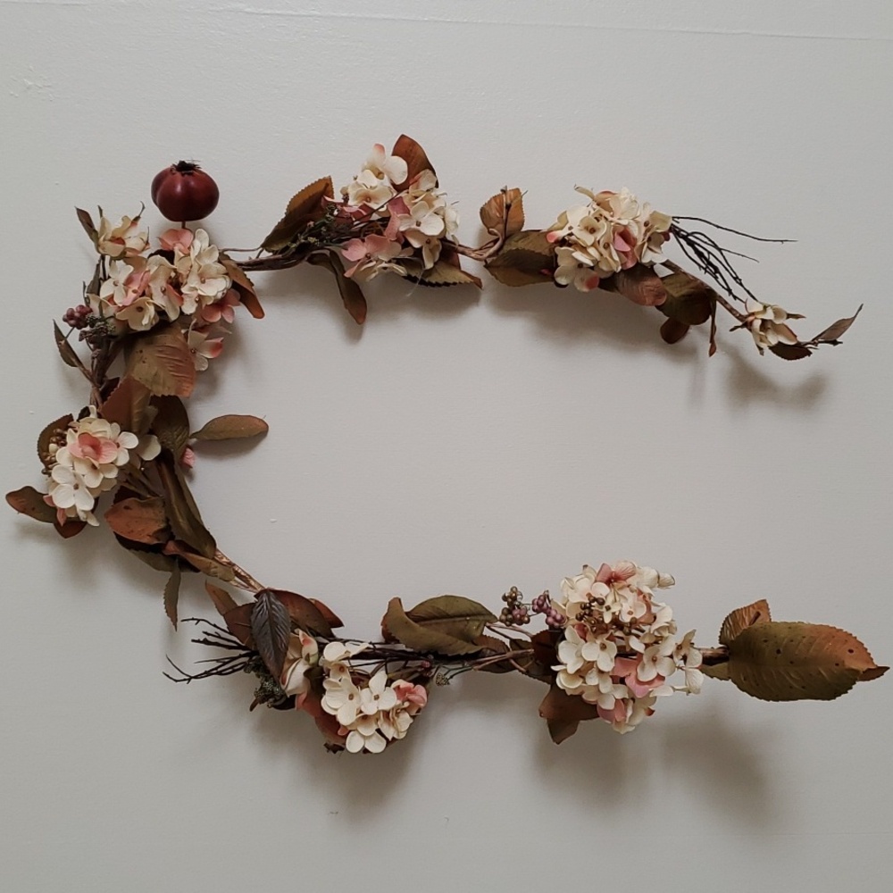 45" Hydrangeas And Fruit Fall Floral